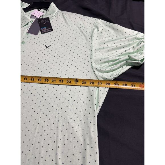 Callaway Opti Dri Polo Golf Shirt Men’s 2XLT Green NWT MSRP $54.50 - Picture 7 of 10